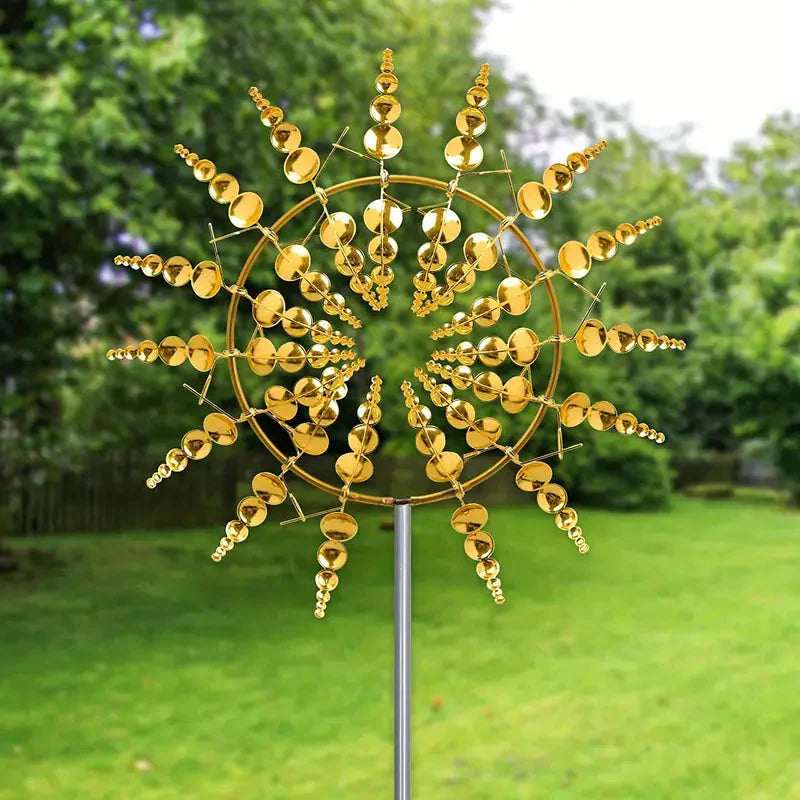 Kinetic Wind Sculptures & Spinners 3D Wind Spinner Wind Powered Wind Art
