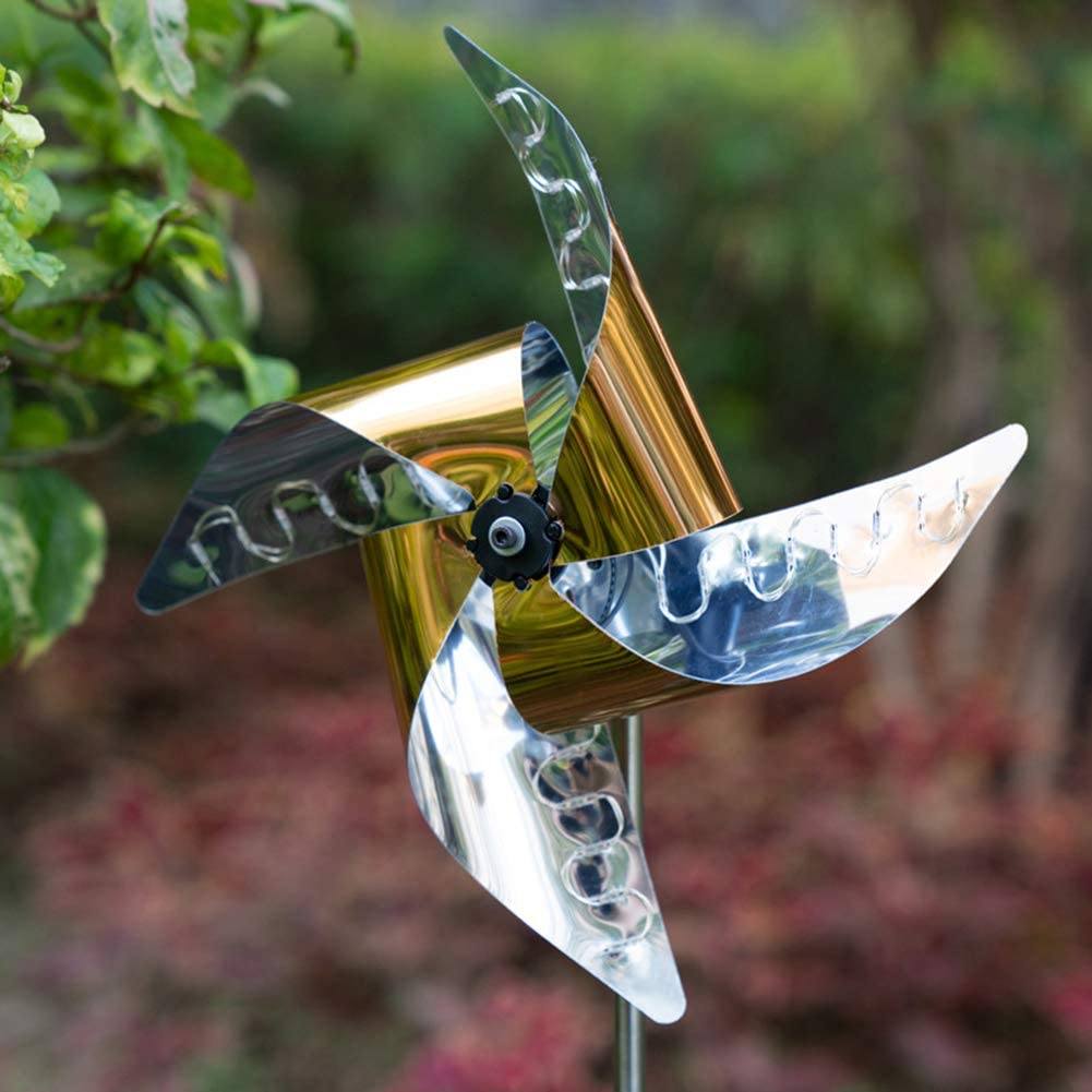 2-Pack: 32LED Outdoor Solar Ground Light Garden Lawn Waterproof Windmill Lamp