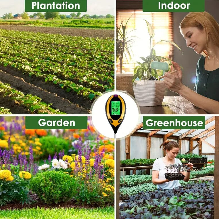 4-in-1 Digital Soil Moisture Meter