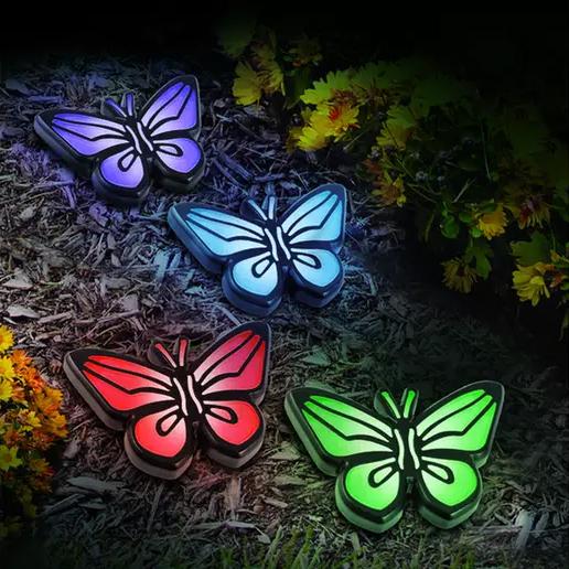 4-Piece Set: Solar Path Lights