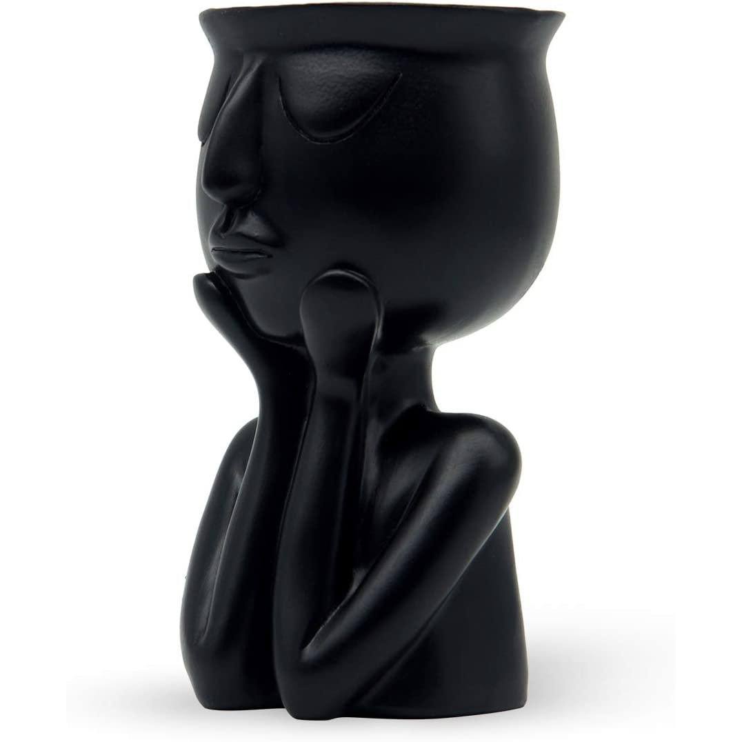 Greneric Character Portrait Flower Pot Resin Succulents Plant Pot