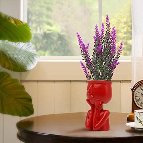 Greneric Character Portrait Flower Pot Resin Succulents Plant Pot