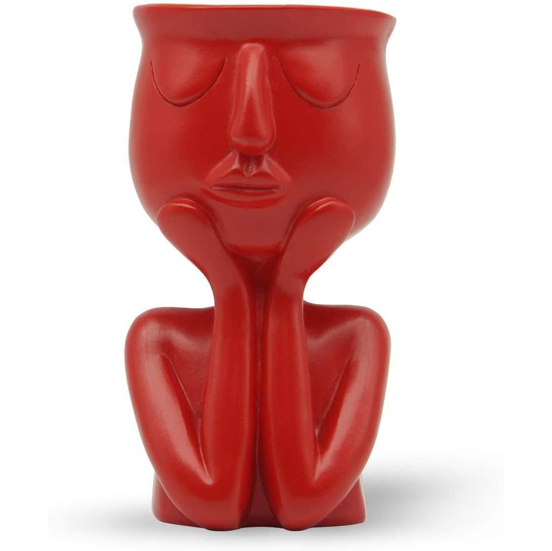 Greneric Character Portrait Flower Pot Resin Succulents Plant Pot