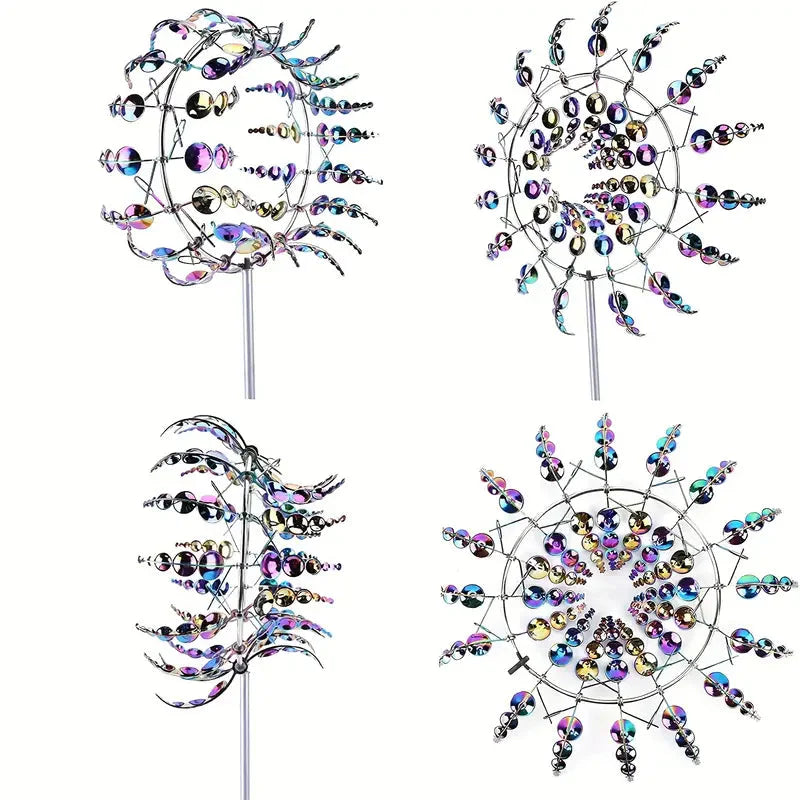 Kinetic Wind Sculptures & Spinners 3D Wind Spinner Wind Powered Wind Art