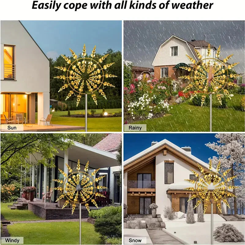 Kinetic Wind Sculptures & Spinners 3D Wind Spinner Wind Powered Wind Art